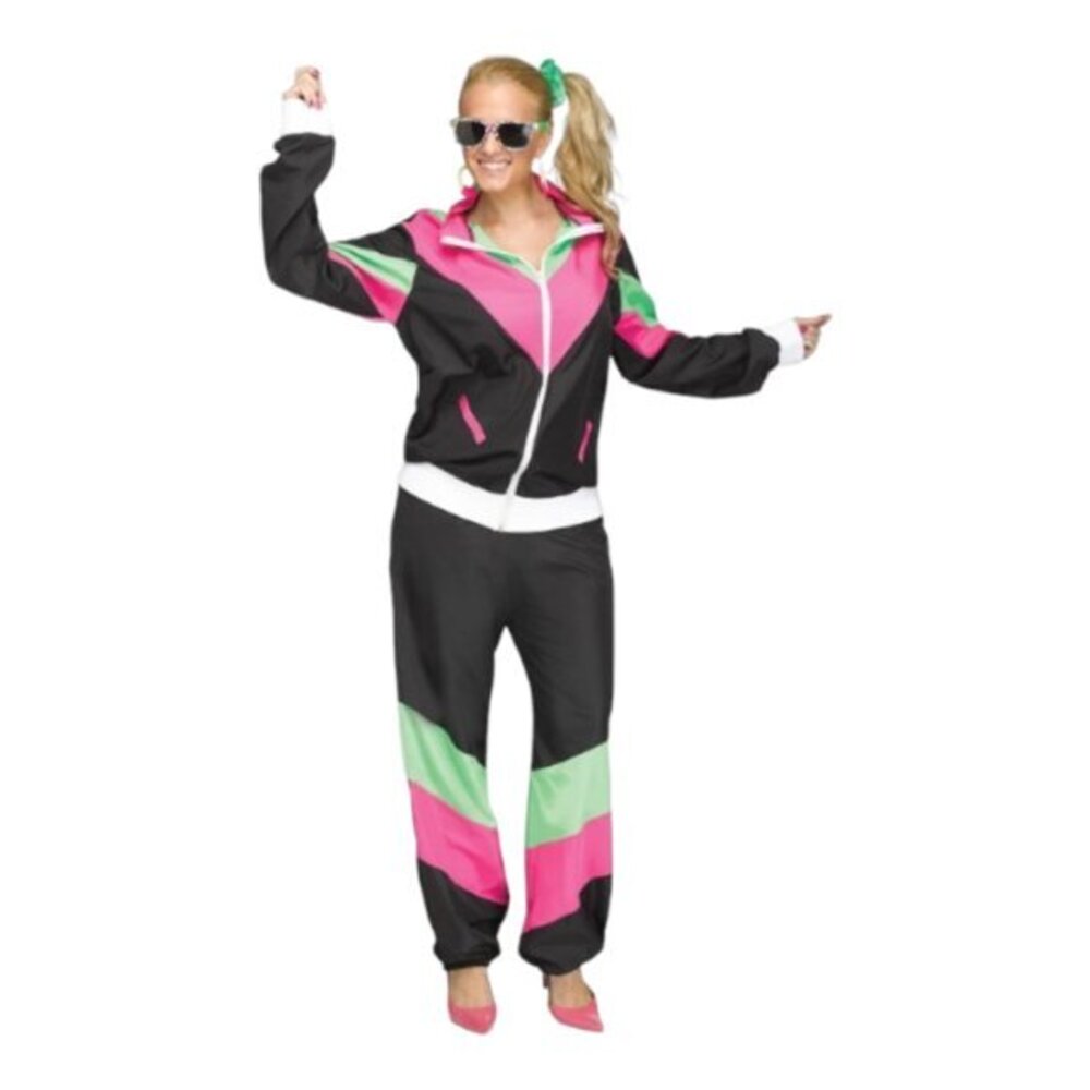 Women's 80's Tracksuit Costume Size Small (2-8) NWT #3006